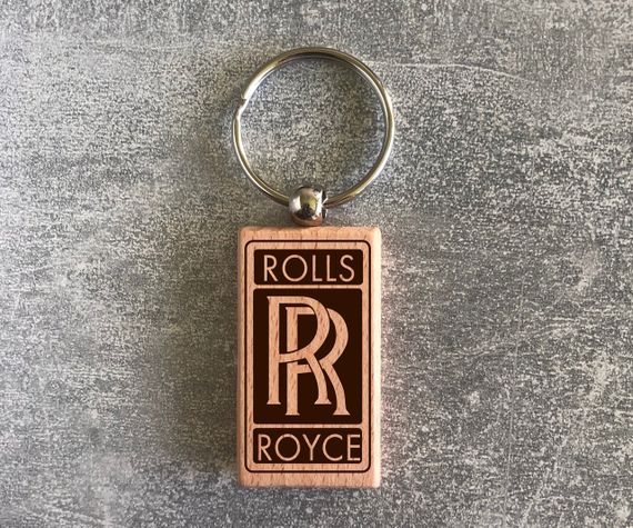Дерев'яний брелок з логотипом Rolls Royce (15010102014) | Зображення 1