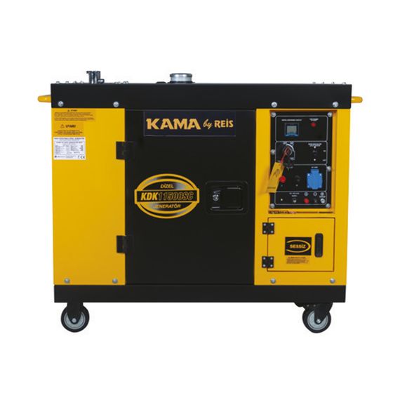 Генератор дизельний KDK11500SC, 11KVA,однофазний 230V, об'єм 12,5л