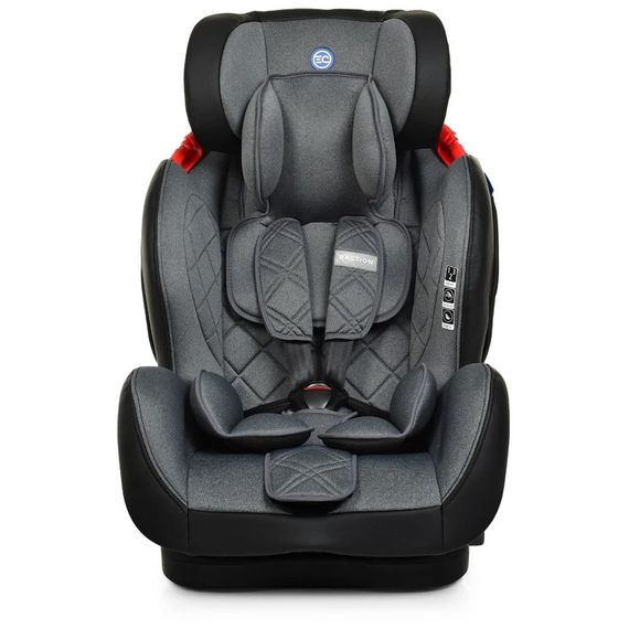 Автокрісло ME 1057 BASTION Dark Gray дитяче, група 1-2-3, isofix, темно-сірий, льон+шкіра. | Зображення 2