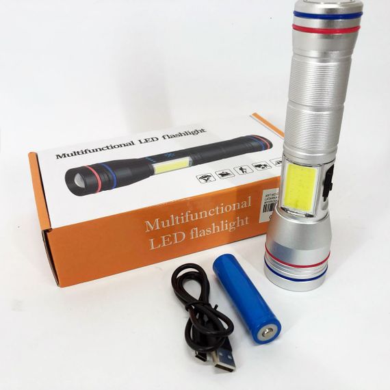 Ліхтар PLD-231 WHITE LASER LED PM10-TG+COB(white+red), 1х26650, Ліхтарик police оригінал, Ліхтарик поліс | Зображення 5