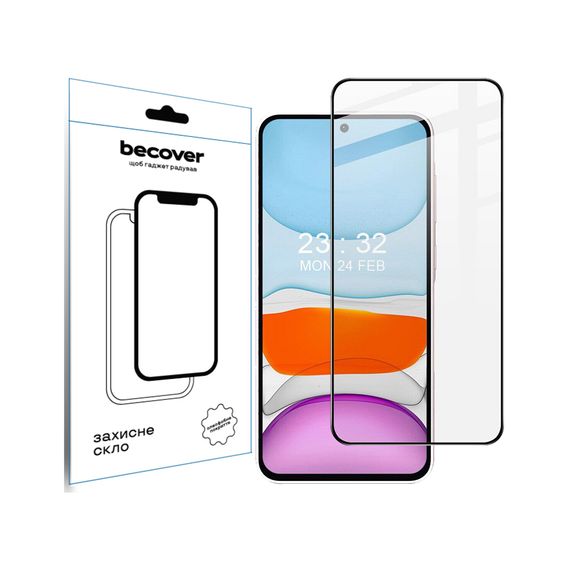 Скло захисне BeCover Samsung Galaxy A56 SM-A566 Black (712887)