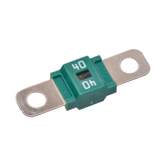 Предохранитель плоский SBFW-L-40.40A, 58V, M6.12х41mm, Green