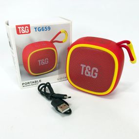 Об'ємний звук Bluetooth колонки TG659, Гучна колонка для вечірки, Блютуз колонка з підсвічуванням YS-86
