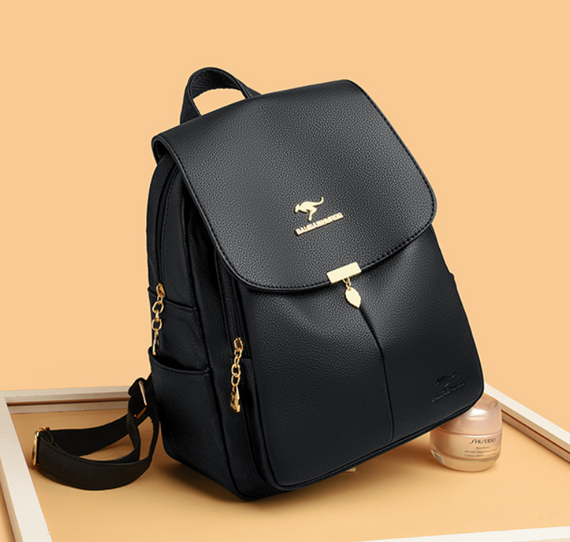 Рюкзак жіночий міський молодіжний стильний чорний (1821)