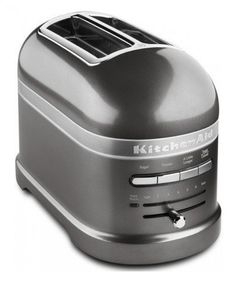 Тостер KitchenAid 5KMT2204EMS Artisan, на 2 хлібця, срібний медальйон
