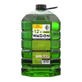 Омивач скла зимовий з ароматом лайма Wagen (-12 °C), 4,2 л