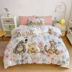 Постільна білизна 3D полуторна з мікросатину Winnie Dreams 31355 150х215 см 50х70 см