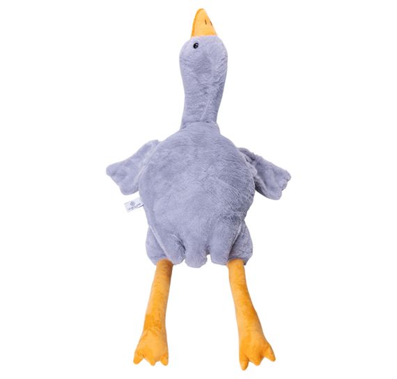 М'яка іграшка-подушка з пледом всередині Гусь-обнімусь 89 (см) Сірий Colorful Home 520-1G | Зображення 2