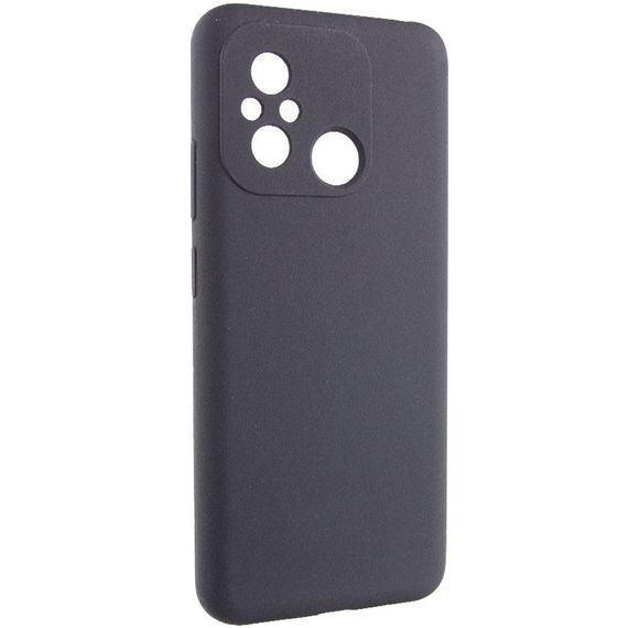 Чехол Silicone Cover Lakshmi Full Camera (AAA) для Xiaomi Redmi 12C Черный / Black | Зображення 1