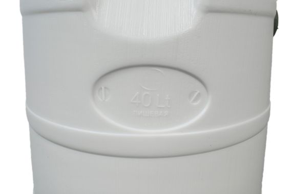 Белая бочка  40л широкая горловина для воды,молока и засолки | Зображення 6