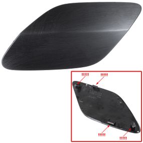 VW Golf PLUS (09-14) ліва кришка заглушка омивача фар чорна БЕЗ МІСЦЯ ПІД ФОРСУНКУ, Фольцваген Гольф Плюс 5