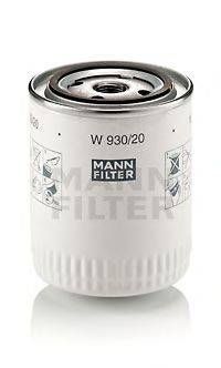 Фільтр масляний двигуна LR RANGE ROVER I, II 75-02 (вир-во MANN) MANN-FILTER W93020 на ROVER 2000-3500 седан (P6)