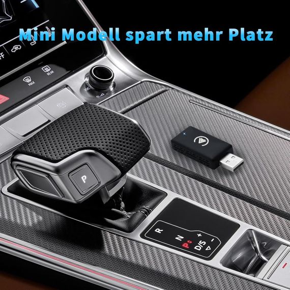 CarPlay Android Auto бездротовий адаптер 2в1, донгл для дротового автомобільного штатного карплей для iPhone iOS 10+, Android 11+ | Зображення 4