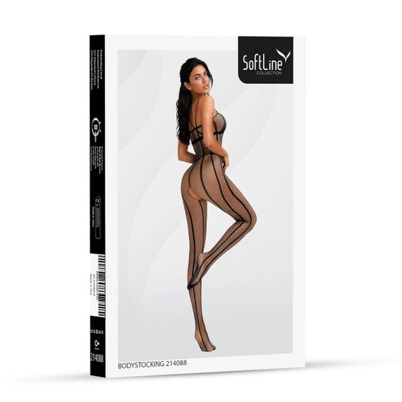 Бодістокінг - Bodystocking 214088, black - One Size Sex Aura | Зображення 3