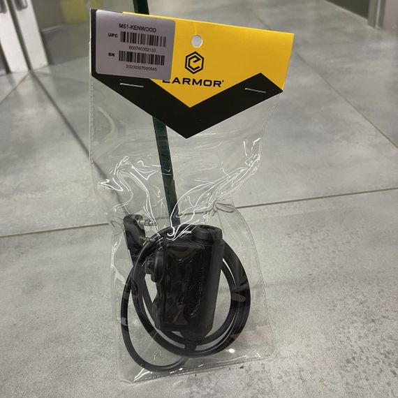 Адаптер з кнопкою PTT Earmor M51, для навушників під рацію Baofeng BF-1904 / UV-5R / UV-82 | Зображення 3