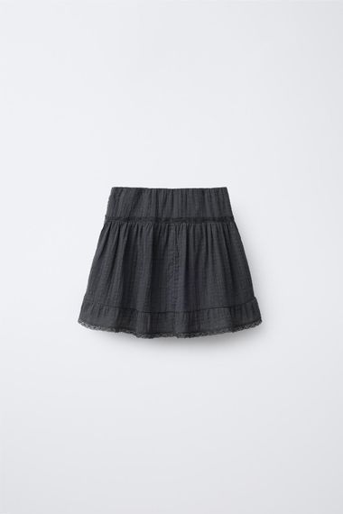 Підліткова спідниця-шорти для дівчинки Zara 156 см Темно-сіра (26021011E) | Зображення 1