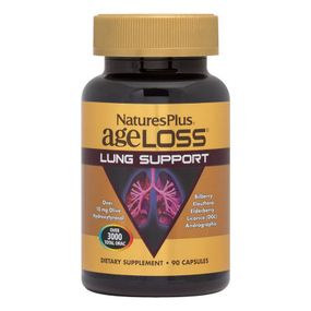 Витаминно-минеральный комплекс Natures Plus Комплекс Для Поддержки Легких, AgeLoss Lung Support, 90 кап