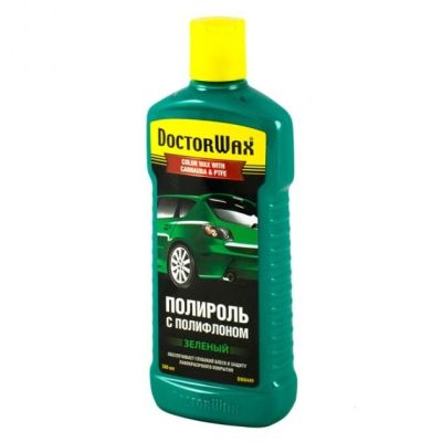 Автополироль DoctorWax цветная с тефлоном зеленый. 300мл (DW8449) | Зображення 2