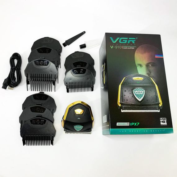 Професійний бездротовий тример VGR V-910, Домашня машинка акумуляторна для стрижки волосся PX-19 | Зображення 5