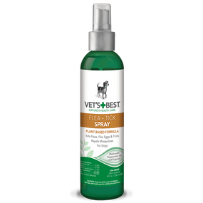 Спрей від бліх, кліщів і москітів для собак Vet’s Best Flea & Tick Spray 236 мл