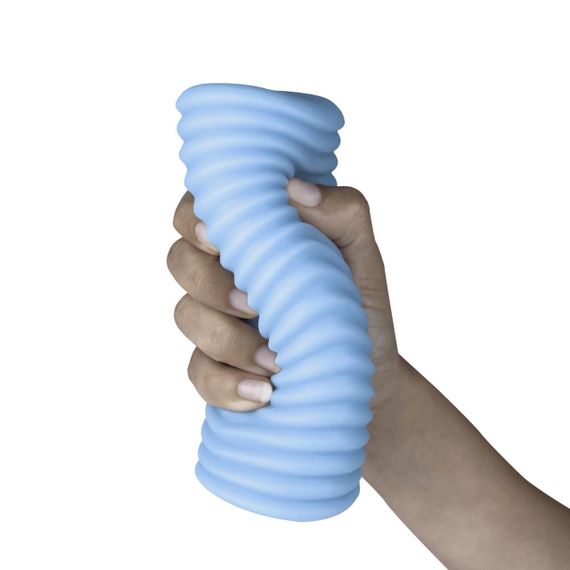 Мастурбатор Wooomy Saucy Abstract Masturbator, сквозной, двусторонний sexstyle | Зображення 2