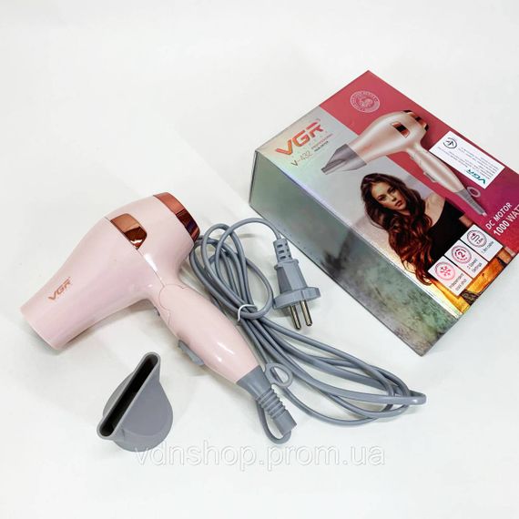 Фен звичайний для укладання волосся VGR V-432, Фен для укладання волосся салонний PY-98 | Зображення 5