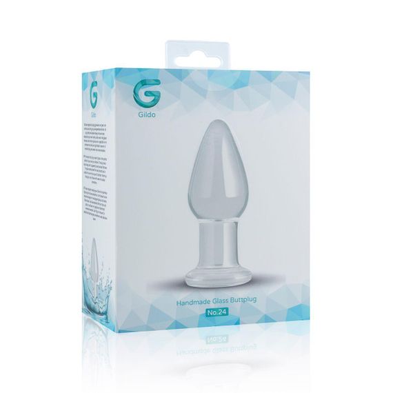 Скляна анальна пробка Gildo Glass Buttplug No. 24 Sex Aura | Зображення 3