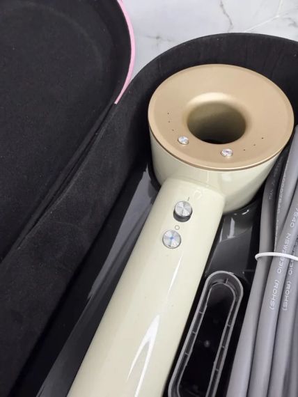 Super Hair Dryer фен с кейсом 1 насадка Золотий