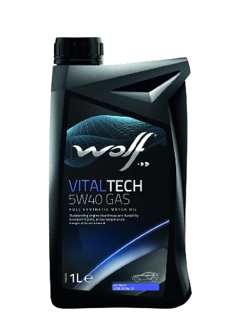 Моторна олива Wolf VITALTECH GAS 5W-40 1л.