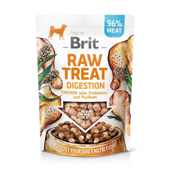 Лакомство для собак Brit Raw Treat freeze-dried Digestion с курицей 40 гр