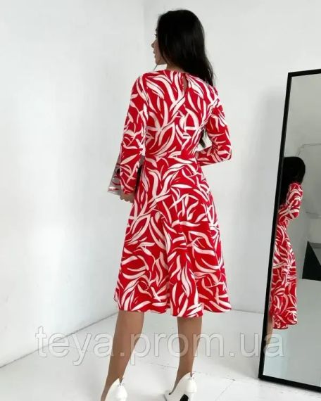 Платье для женщин цвет красный размер L FI_007053 | Зображення 2