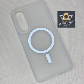 Чохол Samsung Galaxy S25 Edge Wlons Hybrid MagSafe Матовий Протиударний Сірий