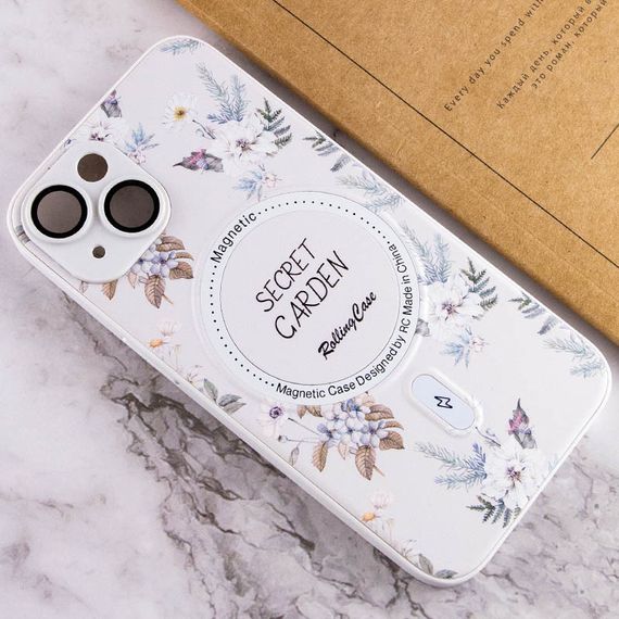 TPU+PC чохол Secret Garden with MagSafe для Apple iPhone 15 (6.1") | Зображення 3