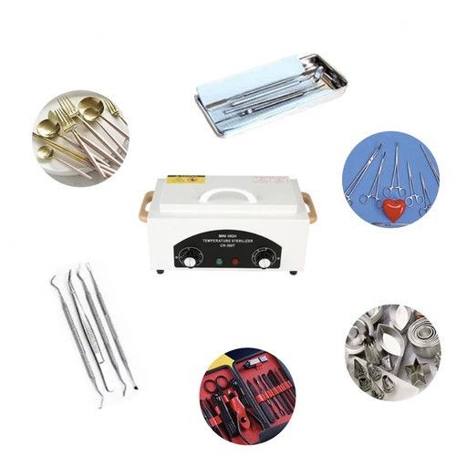 Профессиональный горячий воздушный стерилизатор для инструментов с фильтром и корзиной | Зображення 2