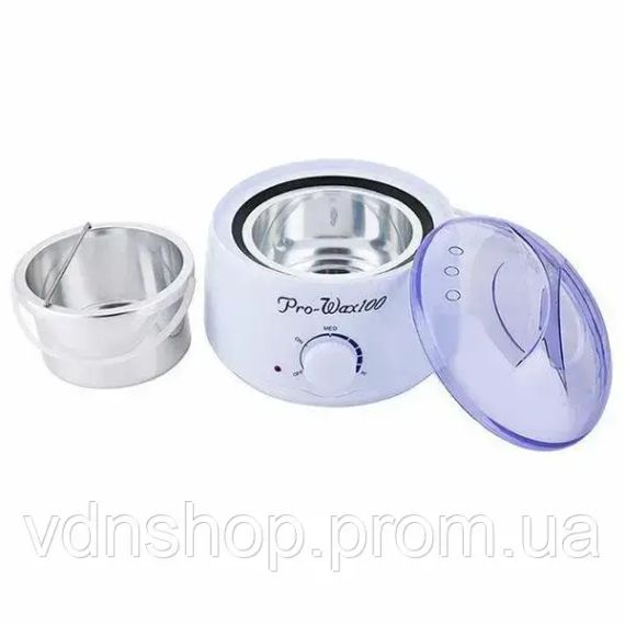 Воскоплав баночный с терморегулятором PRO-WAX 100 для воска в банке, в гранулах, в таблетках 400 мл | Зображення 5
