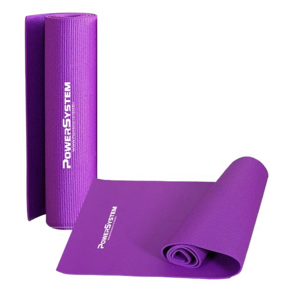 Коврик для йоги и фитнеса Павер систем PS-4014 PVC Fitness-Yoga Mat Purple (173x61x0.6) | Зображення 9
