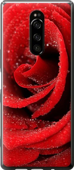 Чехол на Sony Xperia XZ4 Красная роза "529u-1623-17620"