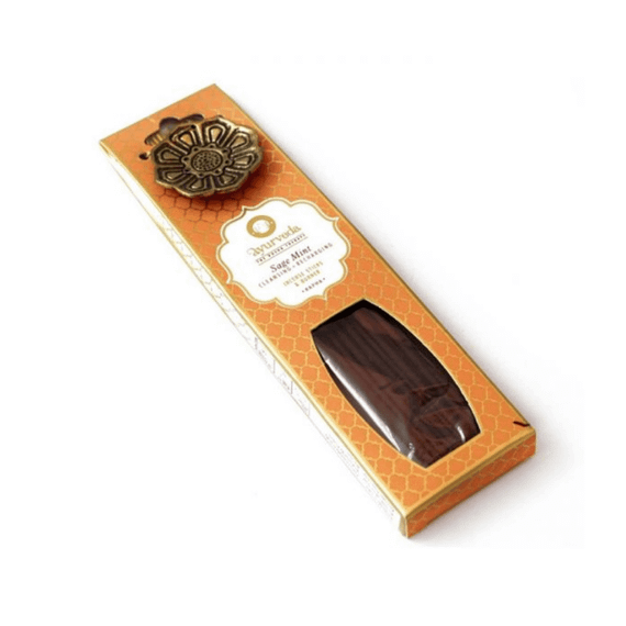 Аюрведичні аромапалички з підставкою  Шавлія М'ята Капха 25г Song of India 8903833913252