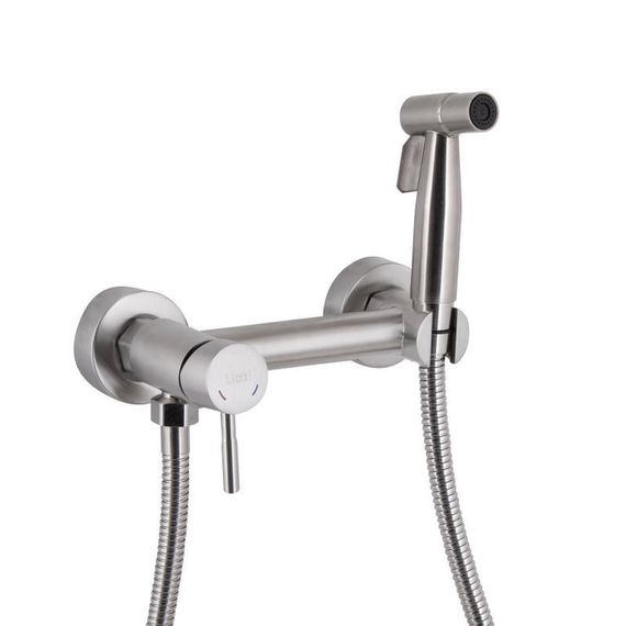 Набір для гігієнічного душу зі змішувачем Lidz Aria 110 округлий LDARI110NKS43393 Nickel | Зображення 2