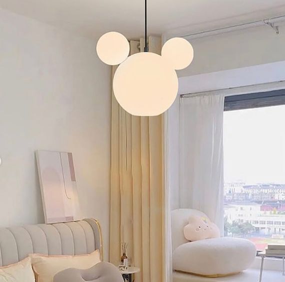 Люстра підвісна на 3 лампочки 26780 Білий 40-200х30х44 см. | Зображення 1