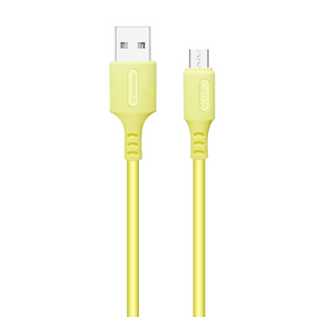 Кабель USB MicroUSB ColorWay CW-CBUM043-Y 2,4A 1м жовтий