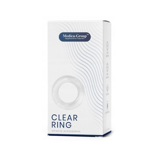 Кільце ерекційне Medica Group Clear Ring, прозорий Sex Aura