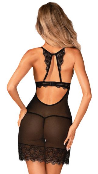 Пеньюар Obsessive Reneliai та стрінги S/M sexstyle | Зображення 1