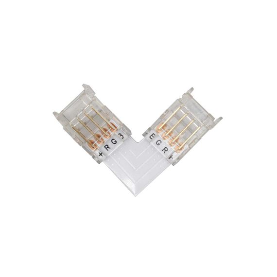 Конектор PROLUM для стрічки SMD SLIM 10ММ 4PIN RGB Кутовий - L