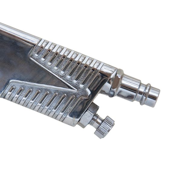 Фарборозпилювач хромований Sigma HVLP 1.3 мм з верхнім баком 600 мл (6812131) | Зображення 3