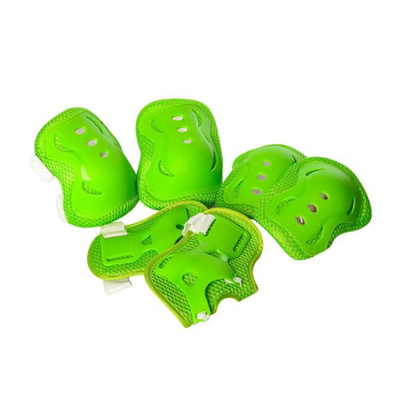 Детский набор защиты Bambi MS 0338 для колен, локтей, запястий Зеленый