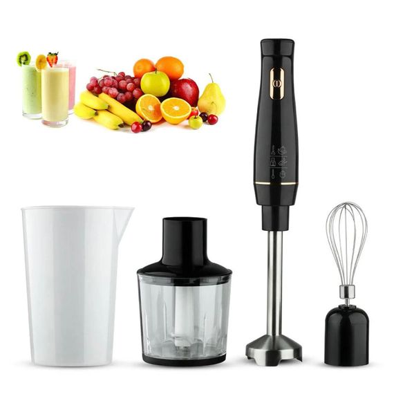 Занурювальний блендер подрібнювач 4в1, 1200W, RS7319 / Ручний блендер для кухні