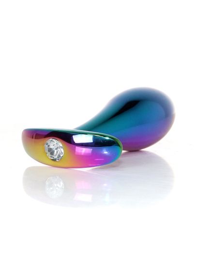 Анальна металева пробка Plug-Jewellery Multicolour PLUG- Clear L Sex Aura | Зображення 4