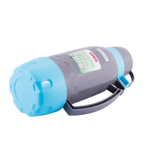 Термос 1,8л зі скляною колбою і 3 пластиковими чашками  KAMILLЕ 2081 | Зображення 8