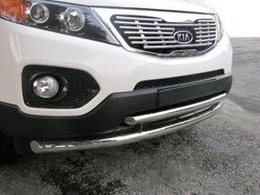 Передня нижня дуга (нерж) для Kia Sorento XM 2009-2014рр